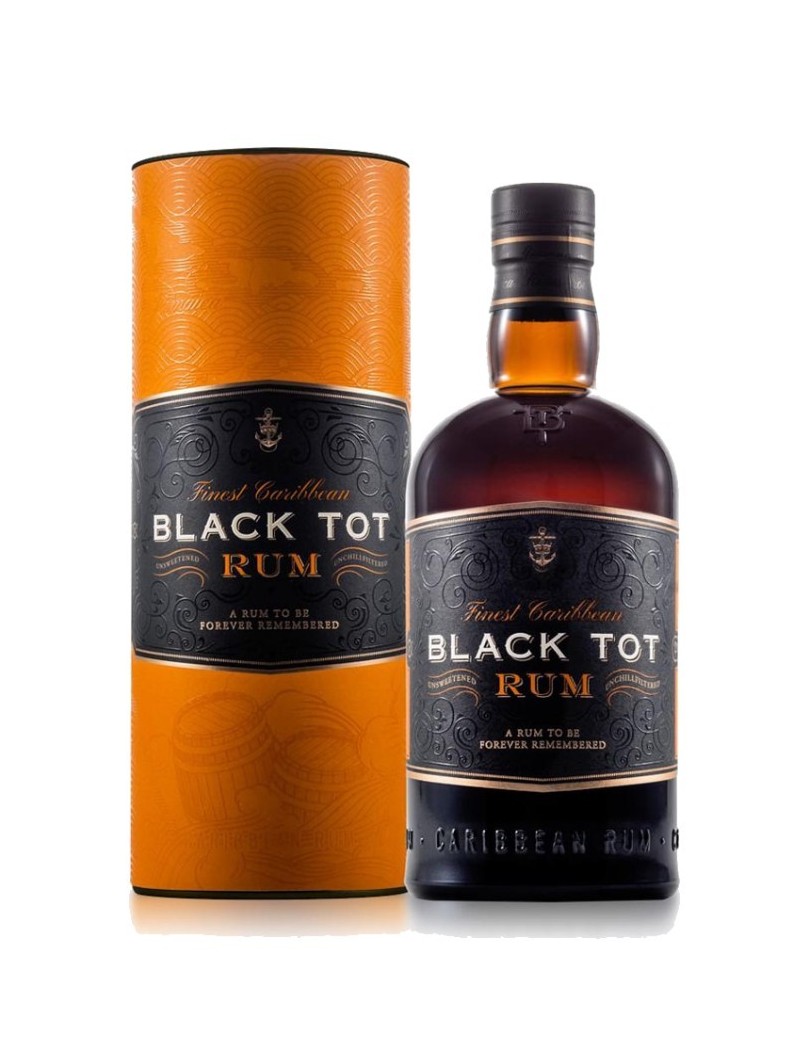 BLACK TOT Rum Finest Caribbean 46.2% 70 CL