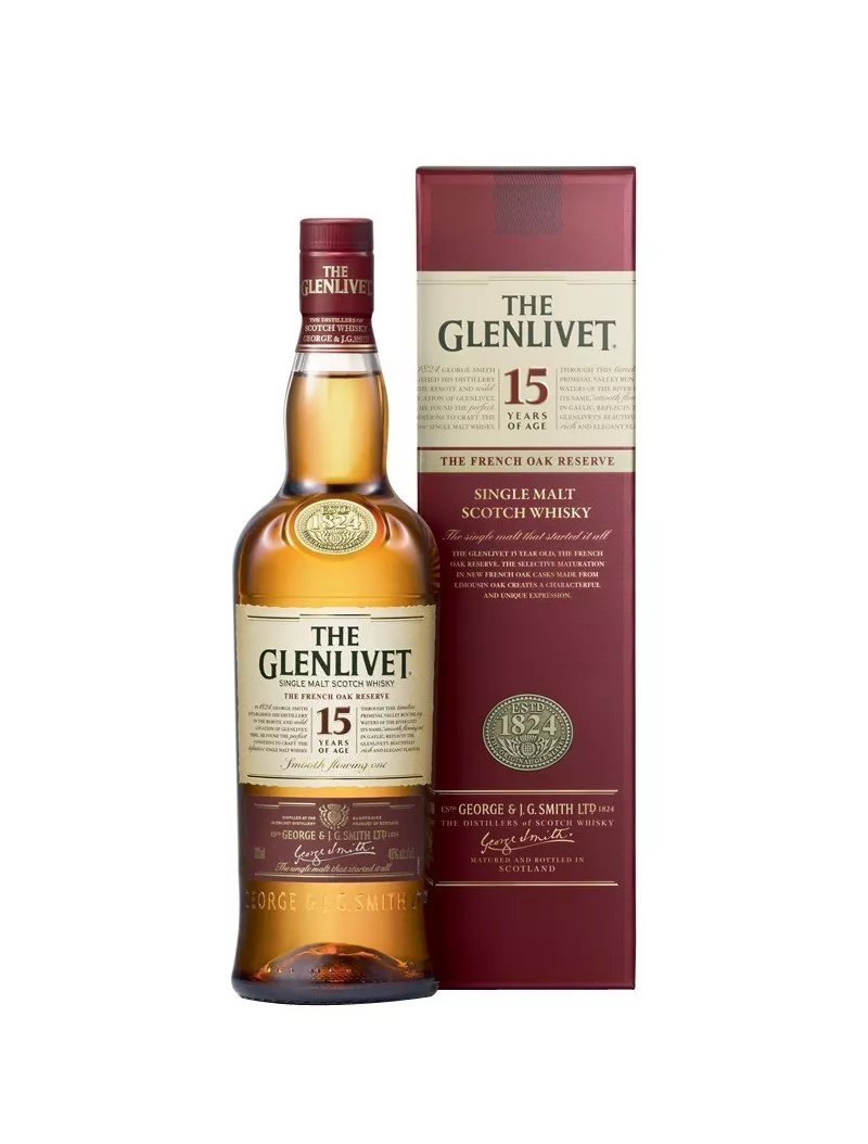 Whisky single malt Glenlivet French Oak Réserve 15-year-old