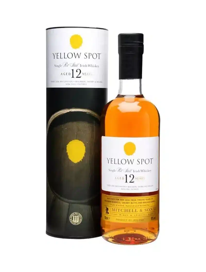 YELLOW SPOT 12 ans Single Pot Still 46% et son étui