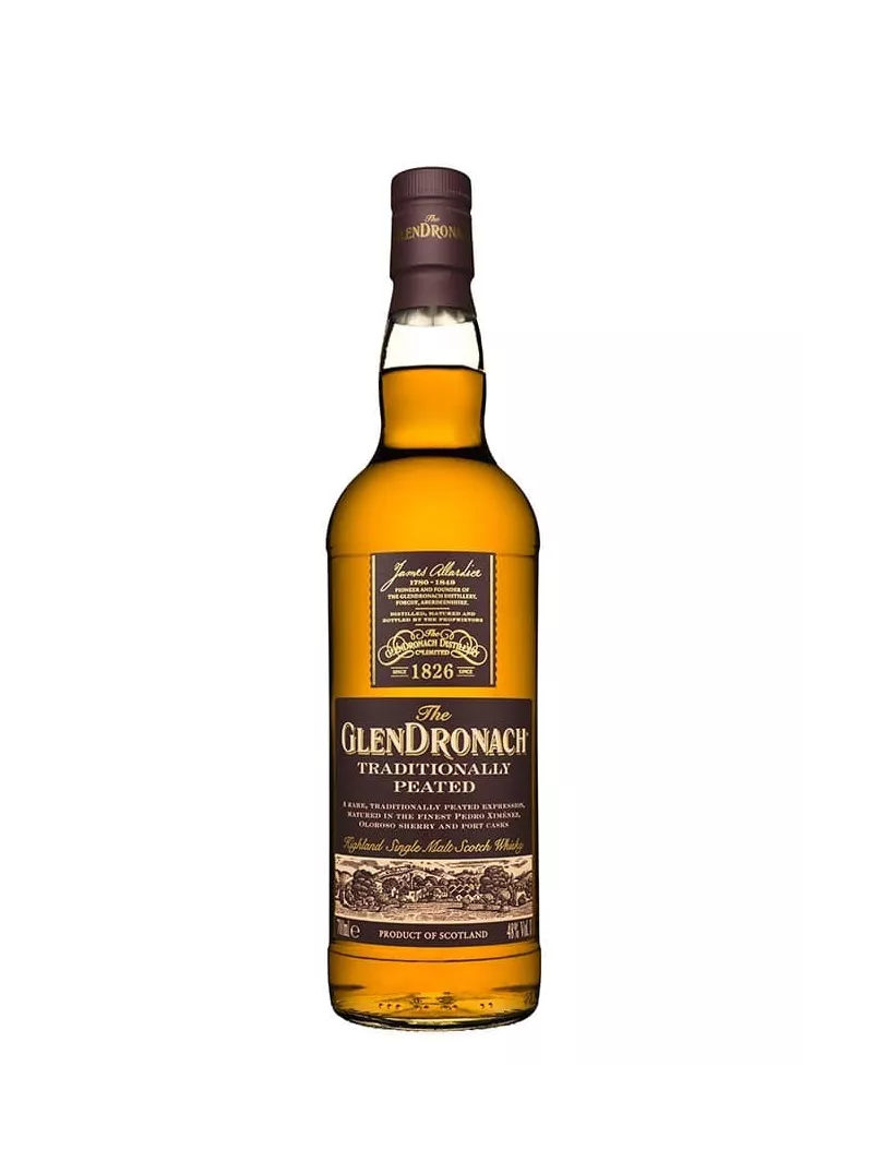 WHISKY GLENDRONACH  traditionnally Peated 46% 70 cl