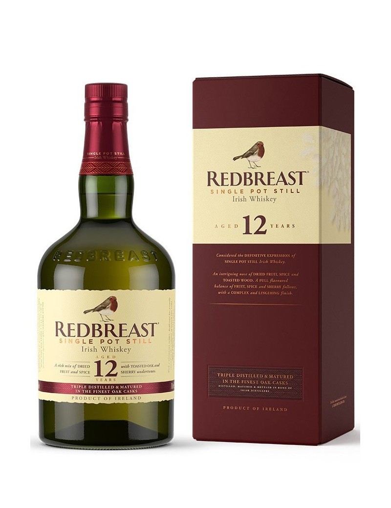 Redbreast 12 ans Single Pot Still - whisky irlandais