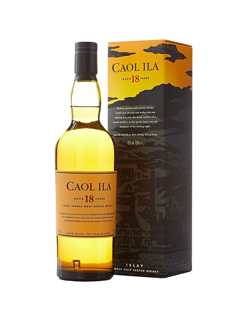 whisky single malt écossais Caol Ila et son étui