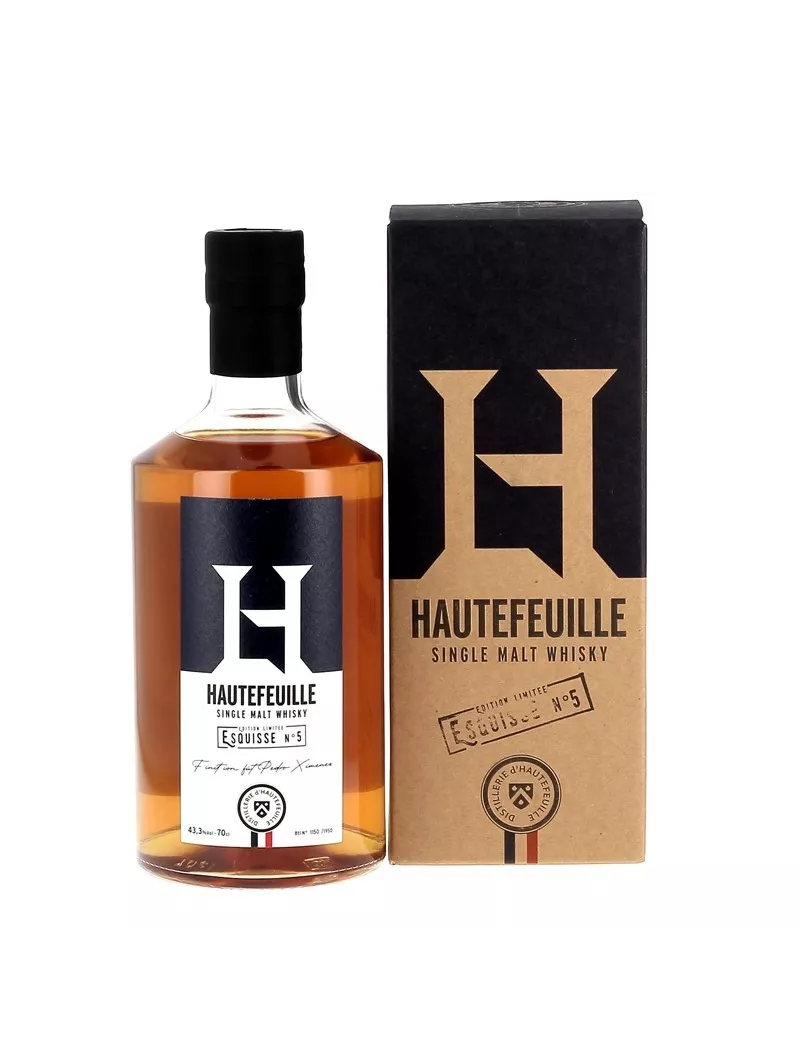 French Whisky Hautefeuille Single Malt "Esquisse" 43.3%