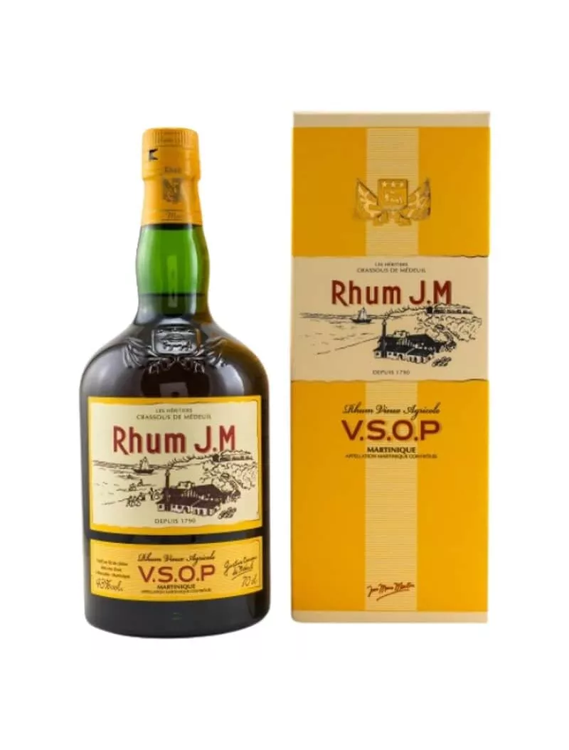 JM - Rhum très vieux - VSOP - Mignonnette - 5cl - 43°