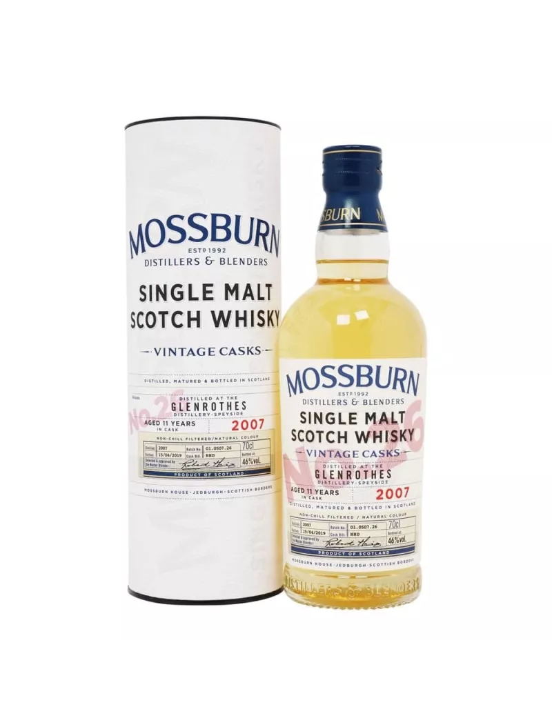 MOSSBURN Glenrothes Cask n°26 - 11 ans 46%