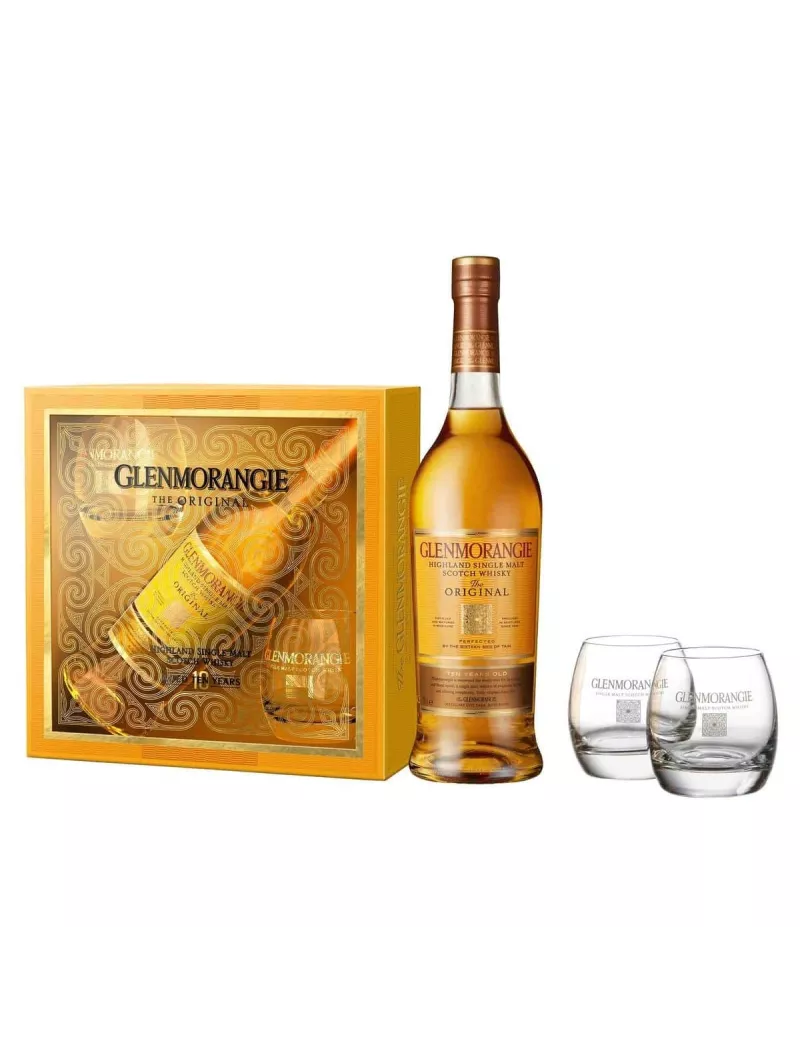 Coffret GLENMORANGIE 10 ans The Original 40% Coffret GLENMORANGIE 10 ans The Original 40%