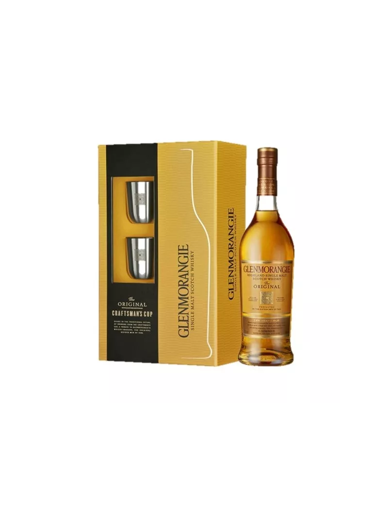 Coffret GLENMORANGIE 10 ans The Original - Craftman's Cup - 40% Coffret GLENMORANGIE 10 ans The Original - Craftman's Cup - 40%