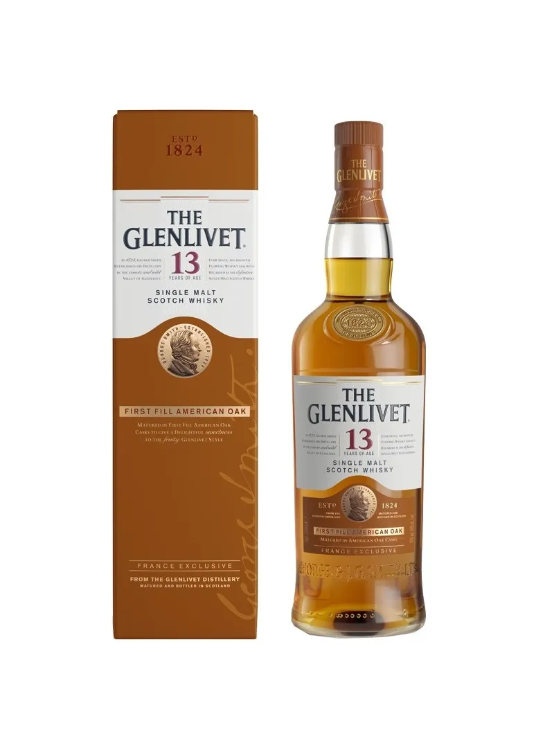 GLENLIVET (The) 13 ans First Fill American Oak 40%