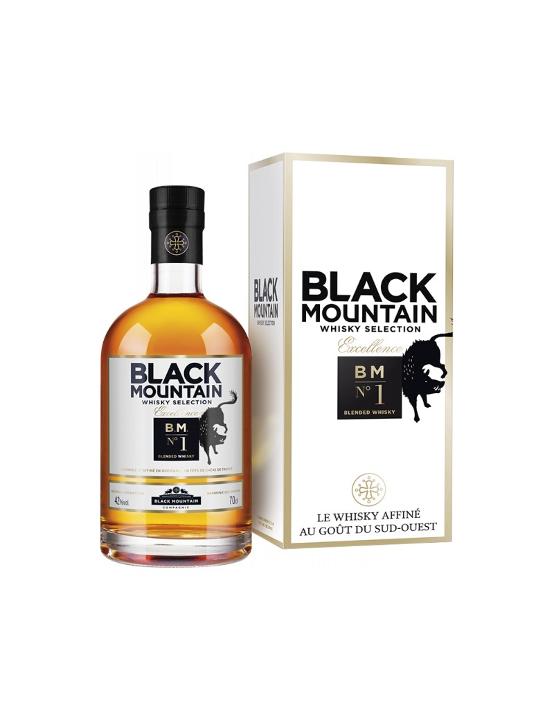 Whisky français Black Mountain n°1 excellence 42%