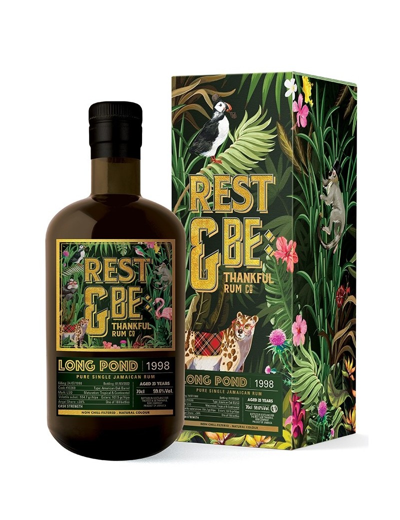 REST & BE THANKFUL 1998 Long Pond LSO Single Cask 59,6%