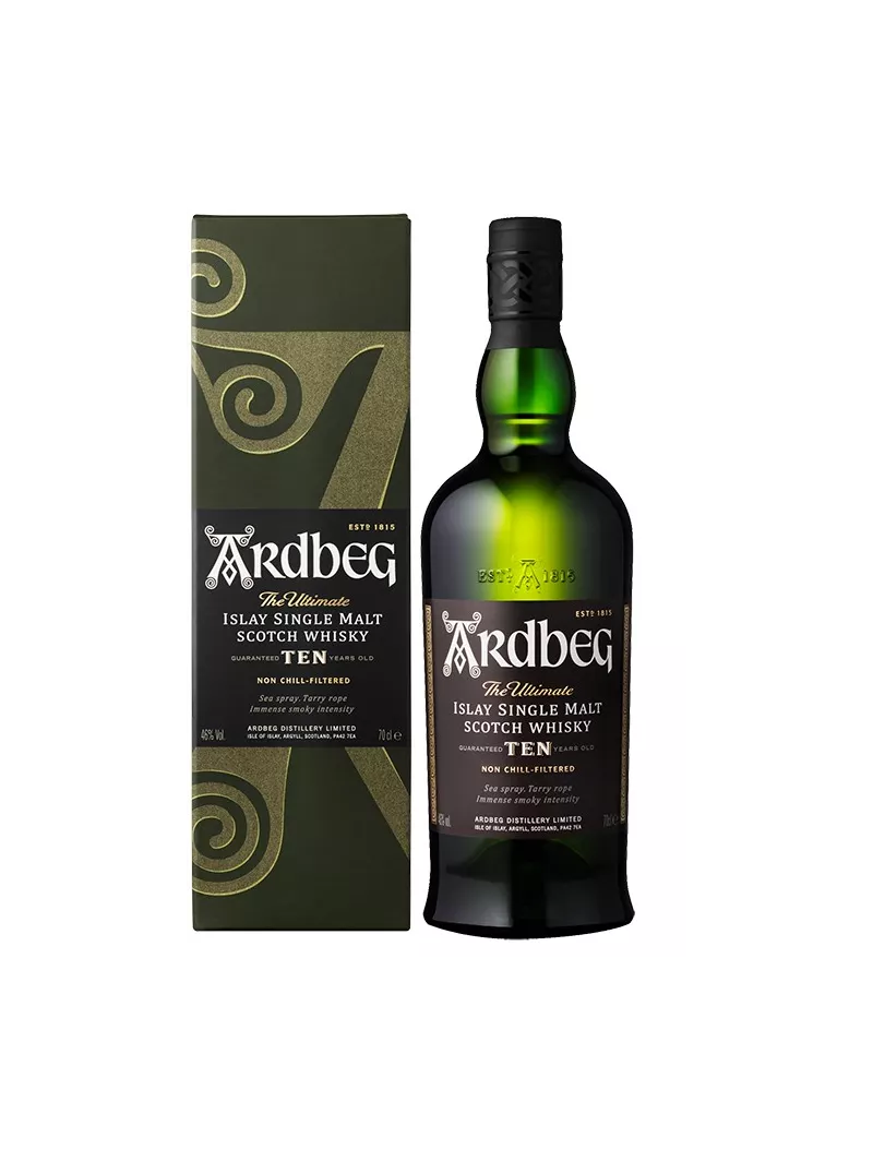 Scotch Whisky Tourbé ARDBEG Ten Years Old 46%