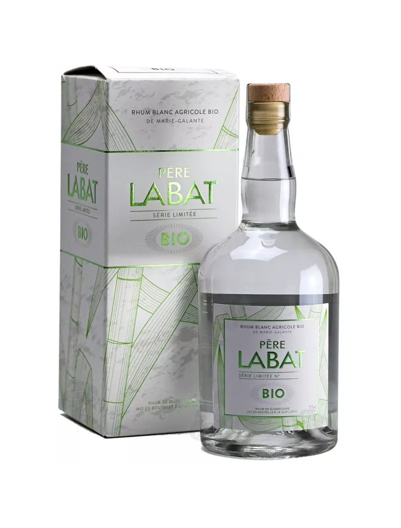 PERE LABAT  Rhum blanc bio  52 %