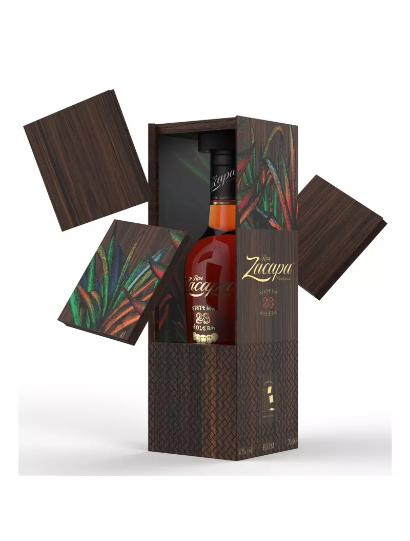 ZACAPA 23-year-old Solera 40% - Wooden box