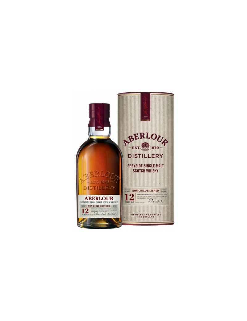 Whisky ABERLOUR 12 ans - Non Chill Filtered
