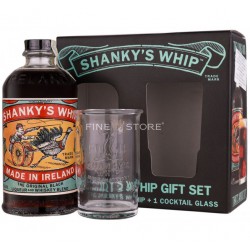 Shanky's Whip Original Black Liqueur de Whiskey Irlandais 35% - Coffret