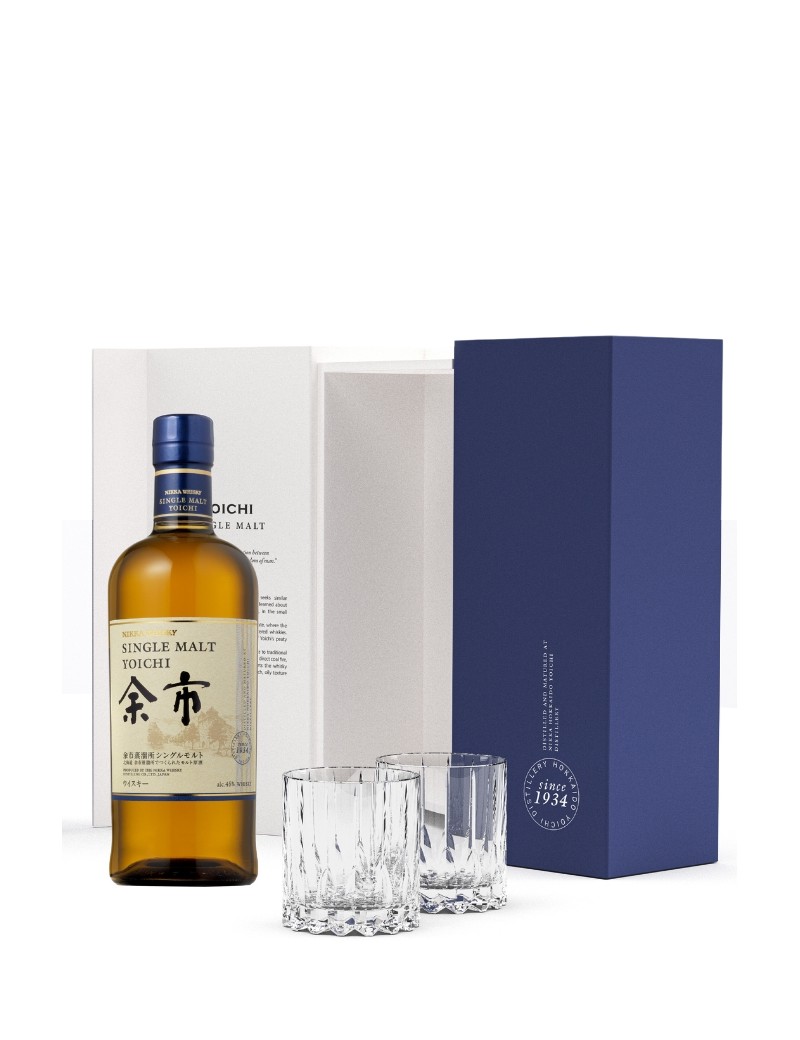 NIKKA YOICHI Single Malt 45% - 2 glasses Gift Box