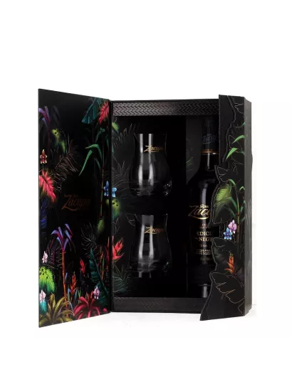 Zacapa Edicion Negra 43% - Gift box 2 Glasses