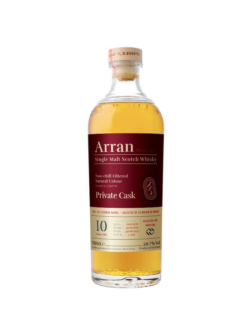 ARRAN 10 yo 2012 First Fill Bourbon Single Cask 59.7%