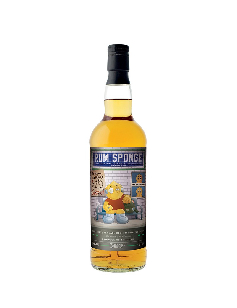 CARONI 25 Ans 1998 Rum Sponge D.D. 61.3%