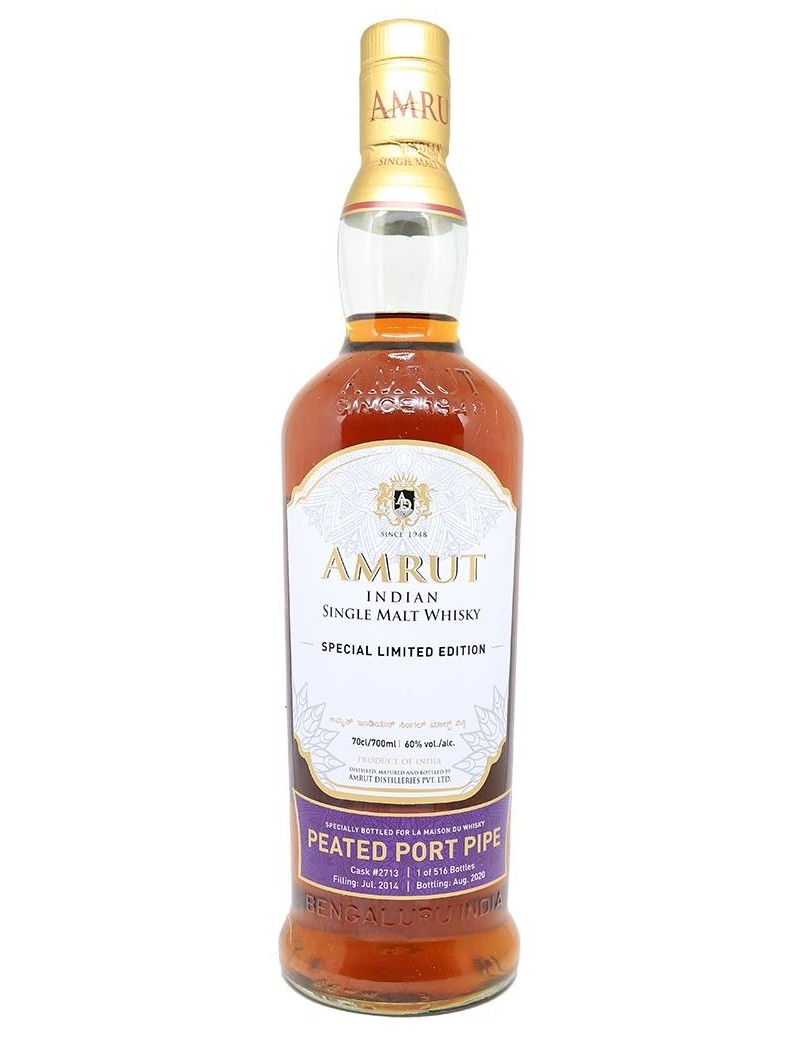 AMRUT Peated Port Pipe French Connections LMDW 2021 60%