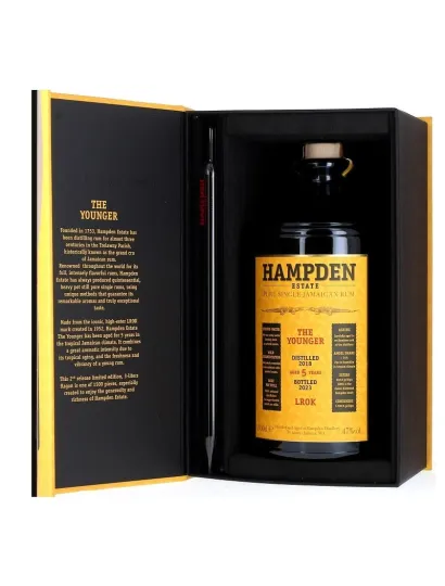 Rhum HAMPDEN 4 ans 2018 LROK The Younger-  3L - 47%