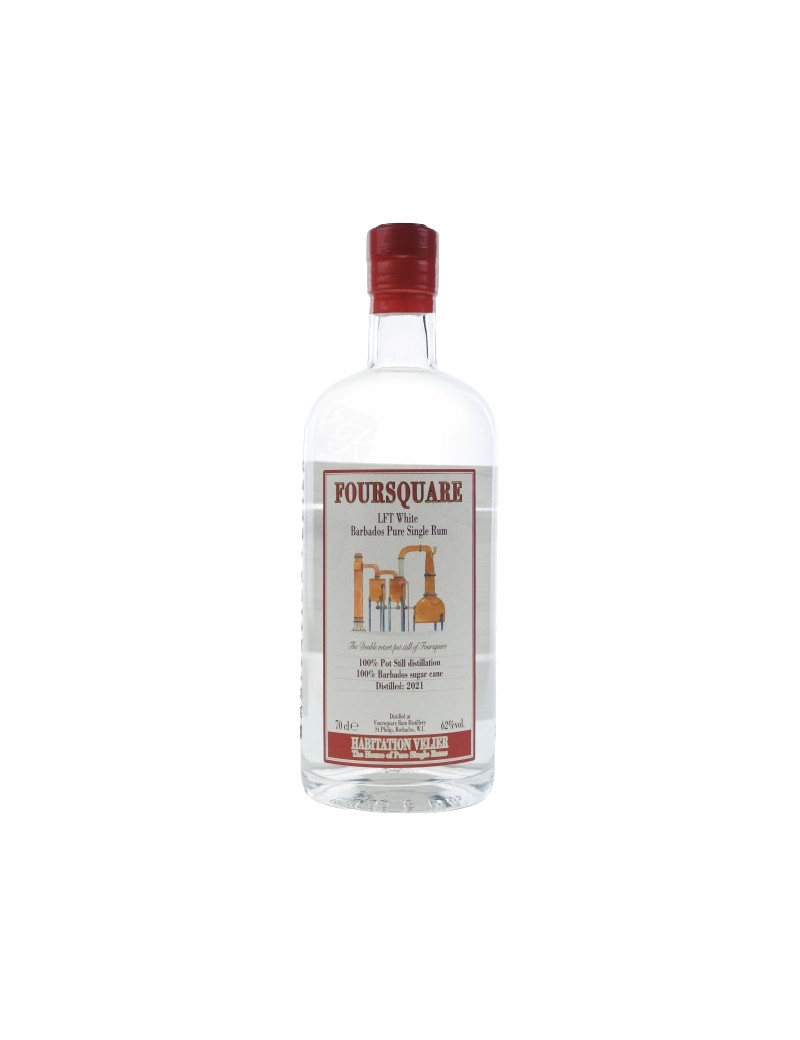 Rhum Foursquare LFT White High Esters 62%