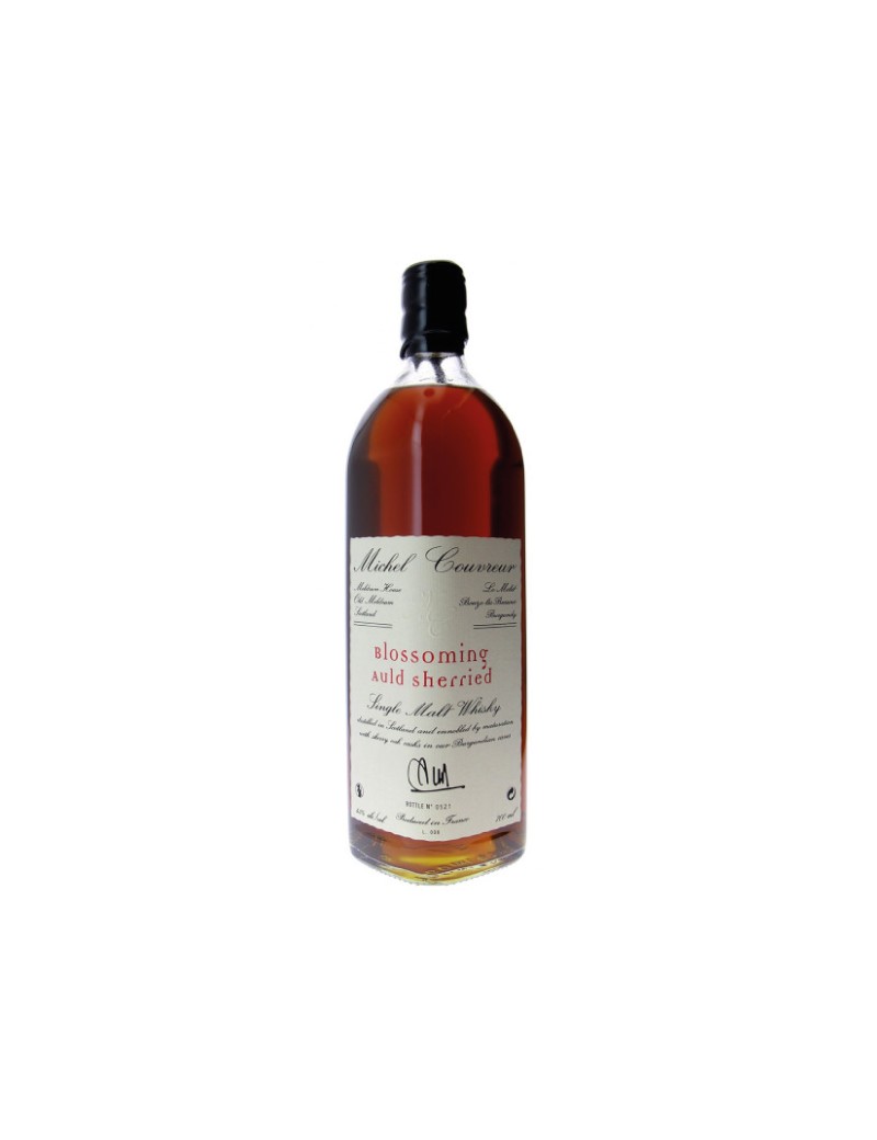 whisky français MICHEL COUVREUR  Blossoming Auld Sherried 45%