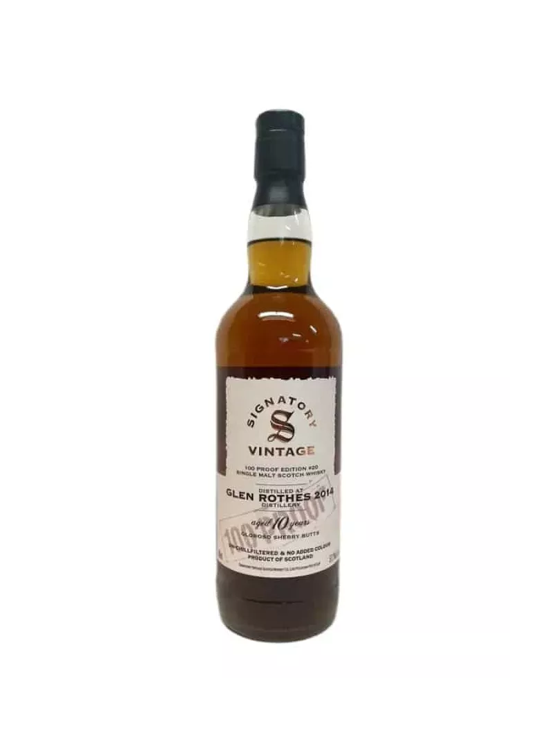 GLENROTHES 10 YO 2014 Oloroso Butts 100 Proof 57.1%