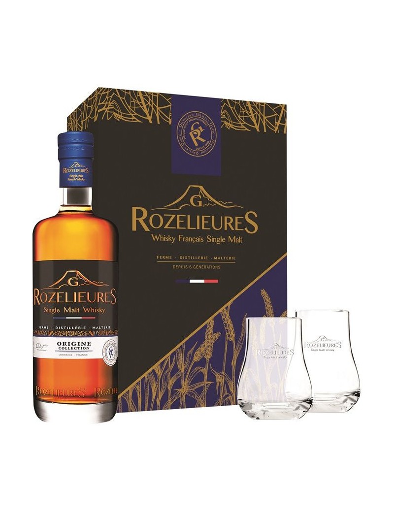 Coffret ROZELIEURES Origine Collection + 2 verres