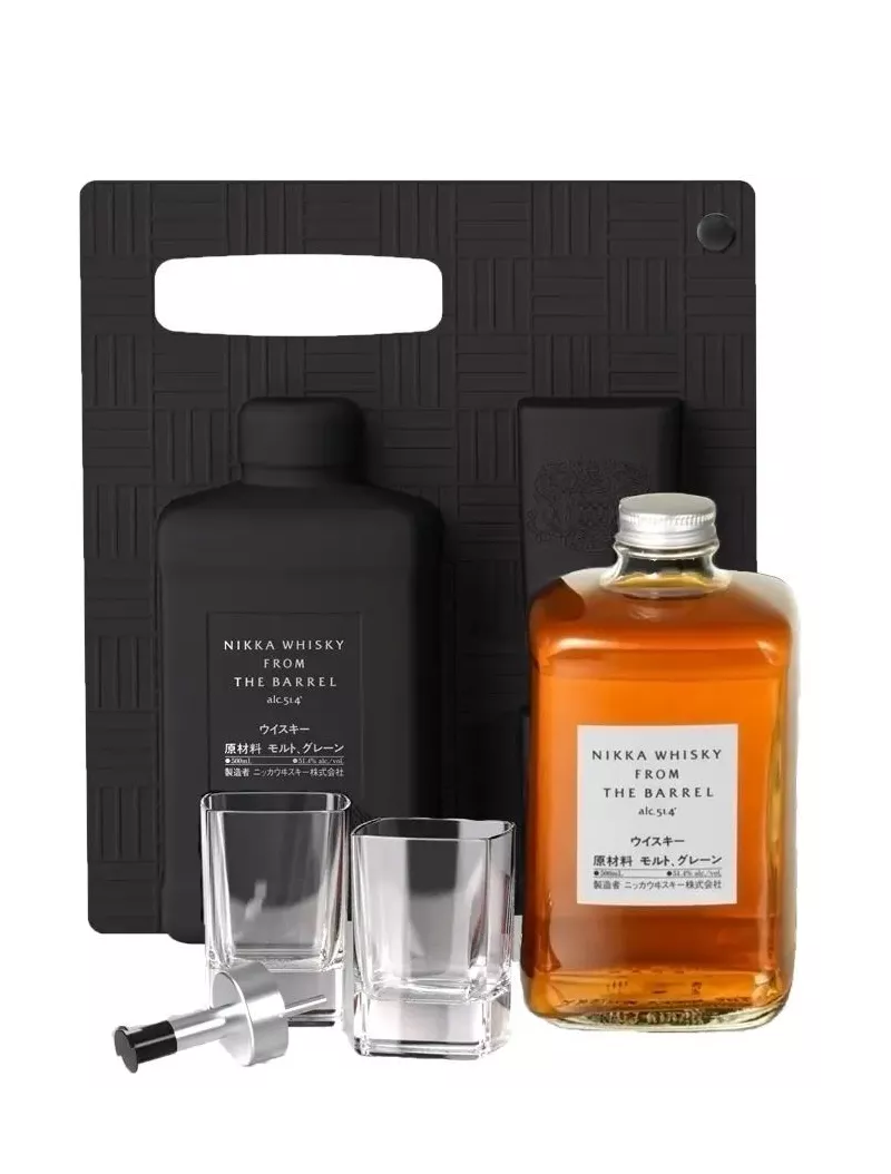 NIKKA From the Barrel Coffret Silhouette 2024 2 Verres & Pourer 51.4%