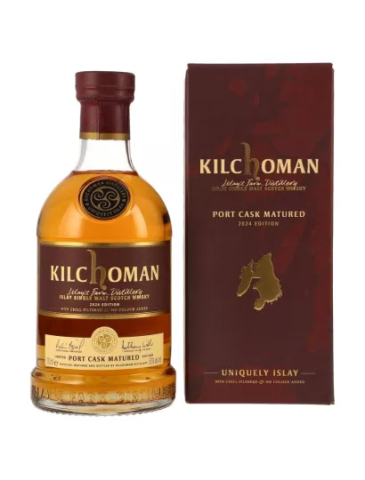 KILCHOMAN Ruby Port Cask Matured Edition 2024 50% et son étui