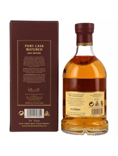 KILCHOMAN Ruby Port Cask Matured Edition 2024 50% - verso