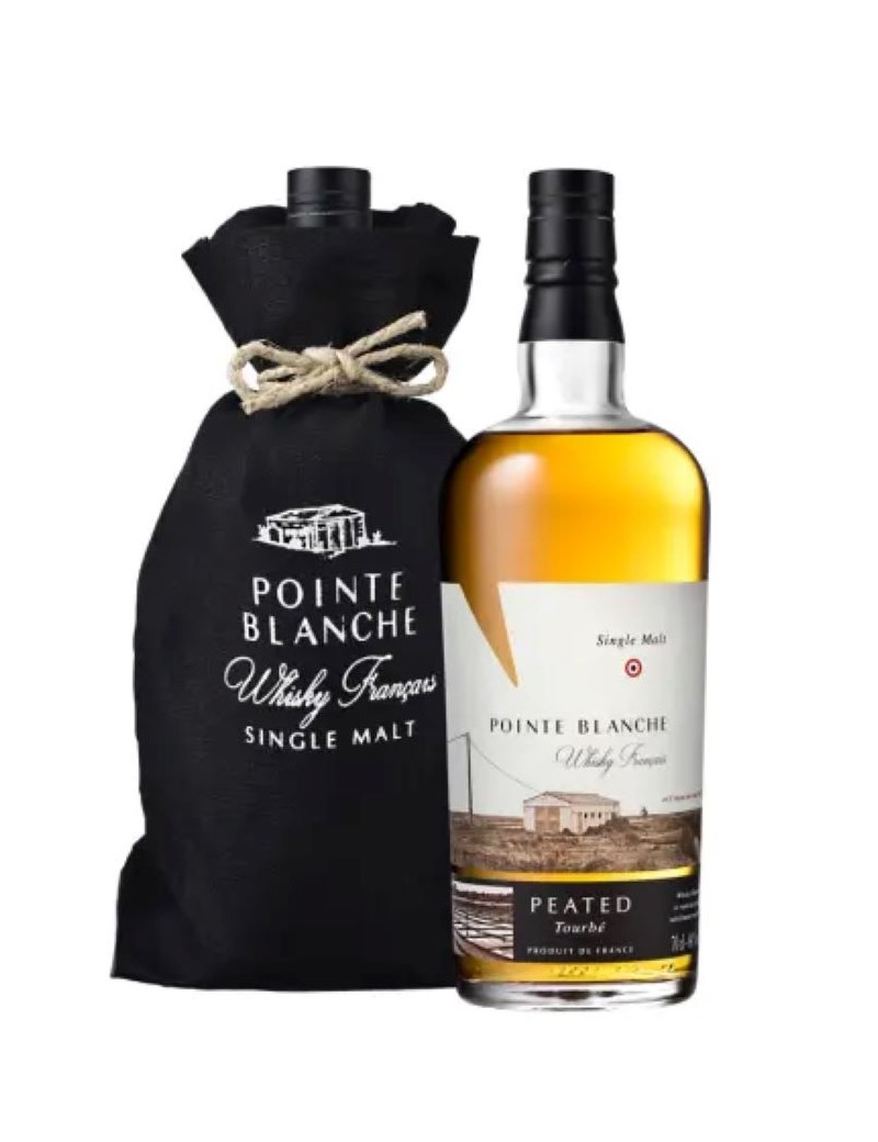 POINTE BLANCHE Peated French Single Malt Whisky 44%