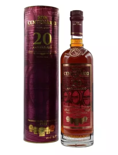 Rhum CENTENARIO 20 ans Limited Edition Canisters 40% 70 cl