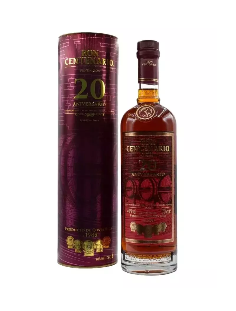 CENTENARIO 20 ans Limited Edition Canisters 40% 70 cl