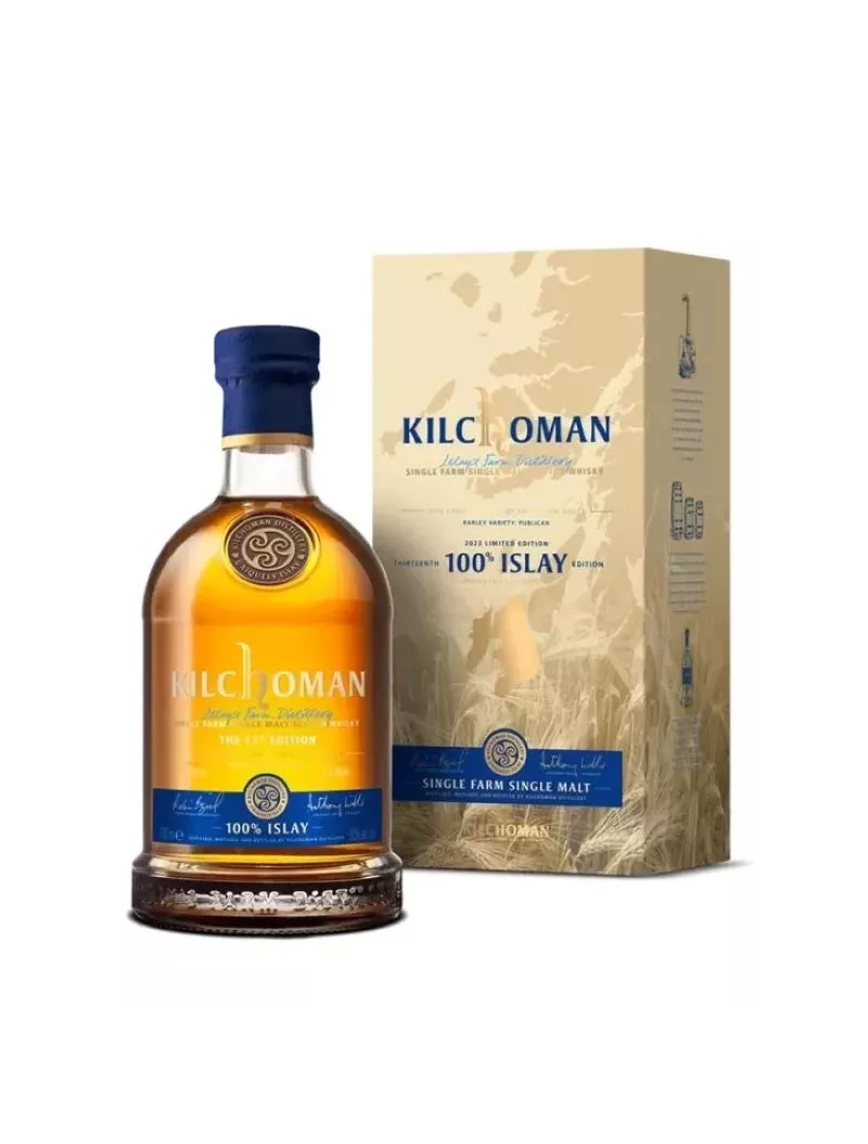 KILCHOMAN 100% Islay The 13th Edition 50%, avec son étui