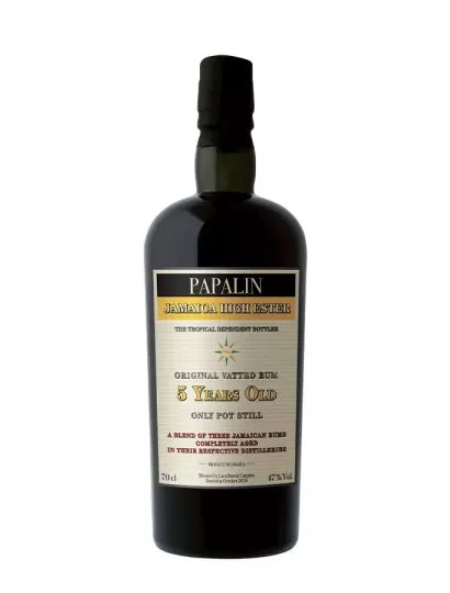 Rhum PAPALIN 5 ans Jamaïca High Ester 47%