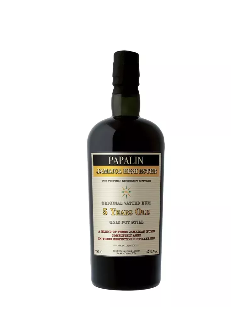 Rhum PAPALIN 5 ans Jamaïca High Ester 47%