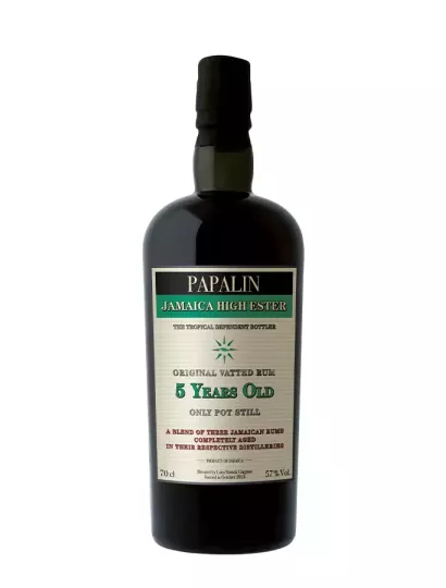 Rhum PAPALIN 5 ans Jamaïca High Ester Overproof 57%