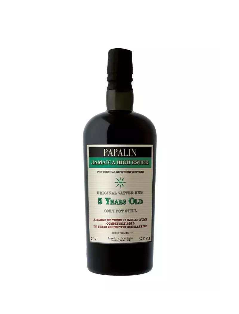 Rhum PAPALIN 5 ans Jamaïca High Ester Overproof 57%