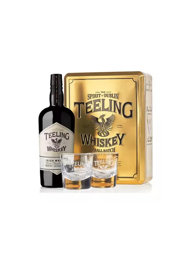 TEELING Small Batch - Coffret Deux Verres 46%