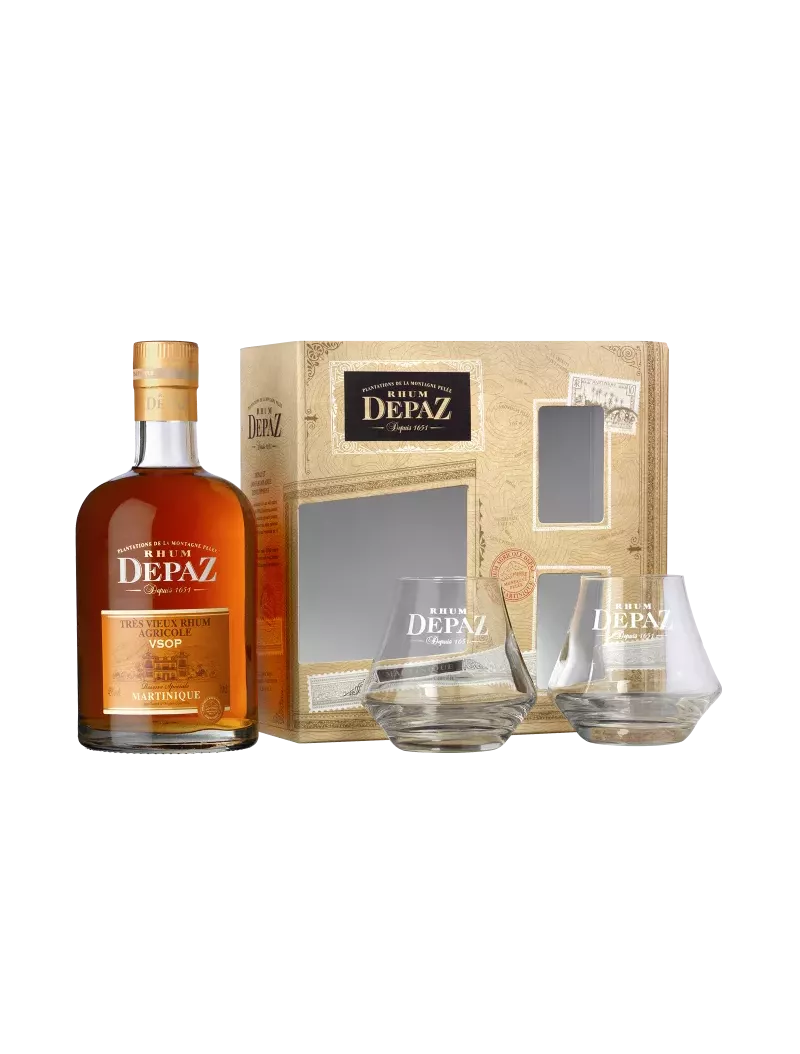 Depaz Réserve Spéciale VSOP - Coffret 2 verres