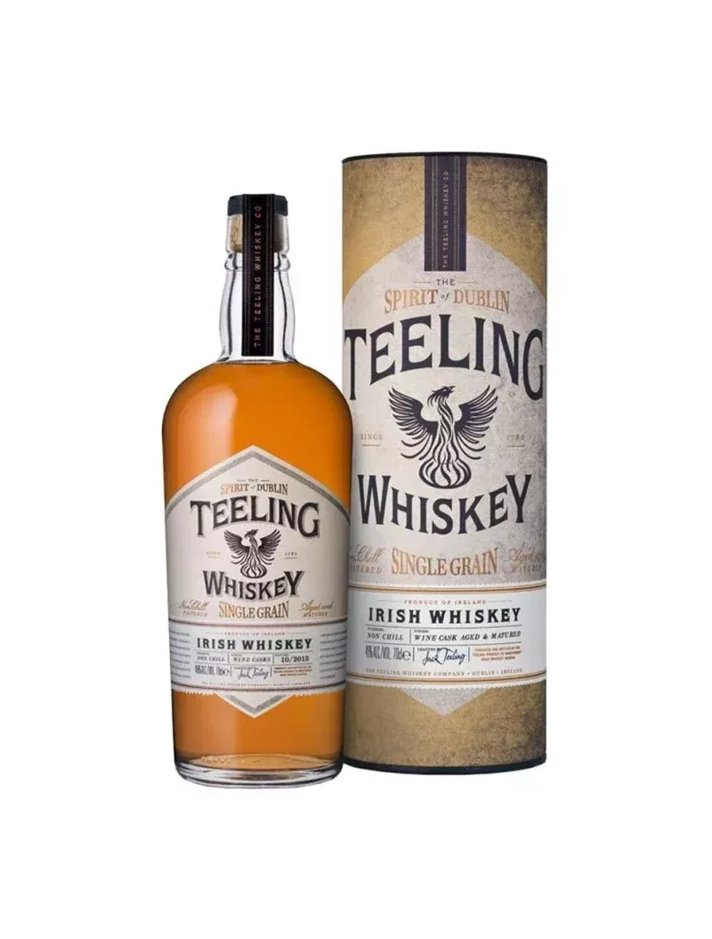 TEELING Single Grain 46% et son étui