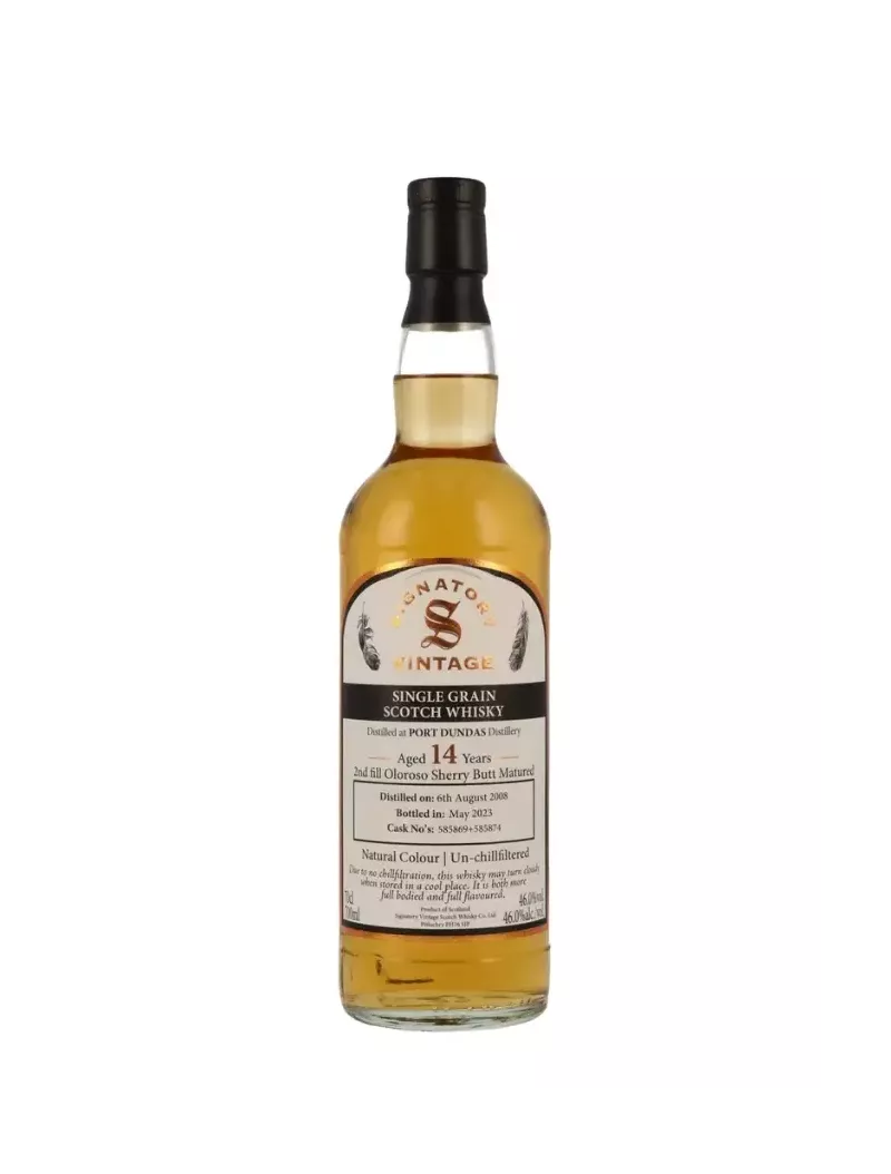Whisky écossais PORT DUNDAS 2008 46% - S.V Whisky écossais PORT DUNDAS 2008 46% - S.V