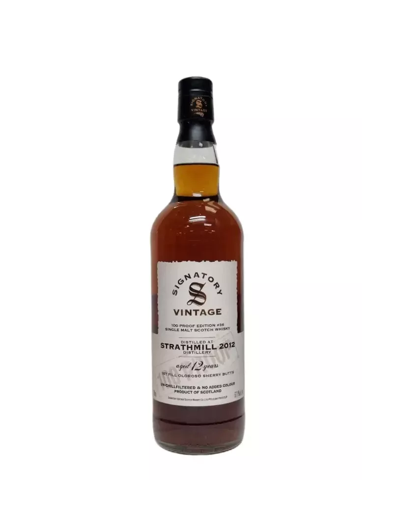 Whisky Strathmill 2012 1st Fill Sherry Butt 100 Proof Signatory Vintage Whisky Strathmill 2012 1st Fill Sherry Butt 100 Proof Signatory Vintage