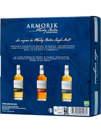 ARMORIK Core Range Gift Set 3x20cl 46% | MonWhisky.fr