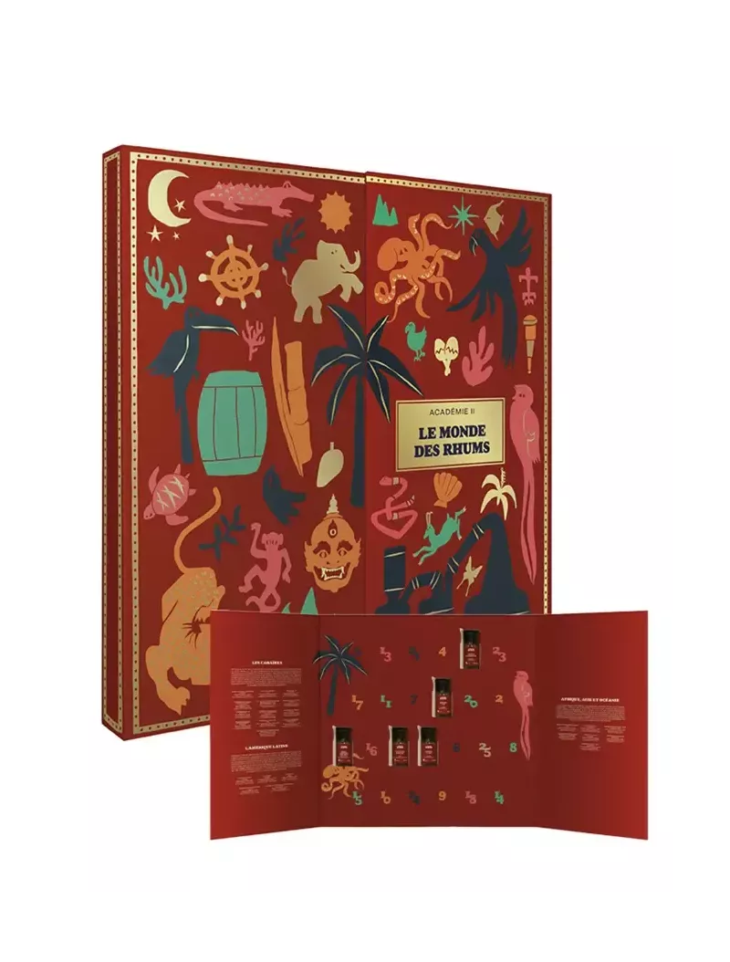 Advent Calendar "Le Monde des Rhums" 25x2cl Foundations | Mon Whisky Advent Calendar "Le Monde des Rhums" 25x2cl Foundations | Mon Whisky