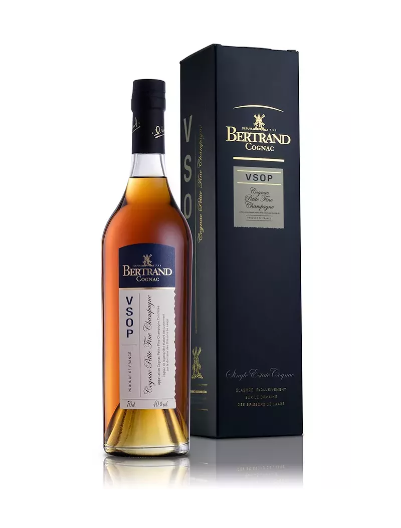 Cognac Bertrand VSOP 10 ans d'âge 40% avec étui