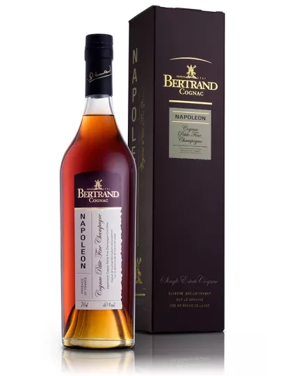 Cognac Bertrand Napoléon 20 ans d'âge 40% avec étui