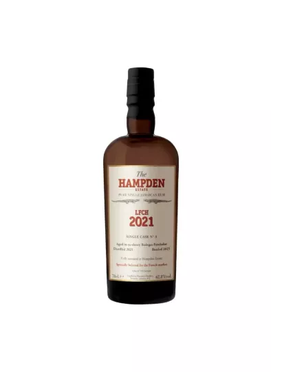 Rhum HAMPDEN 2021 LFCH Fundador Single Cask A 62.8% | MonWhisky.fr